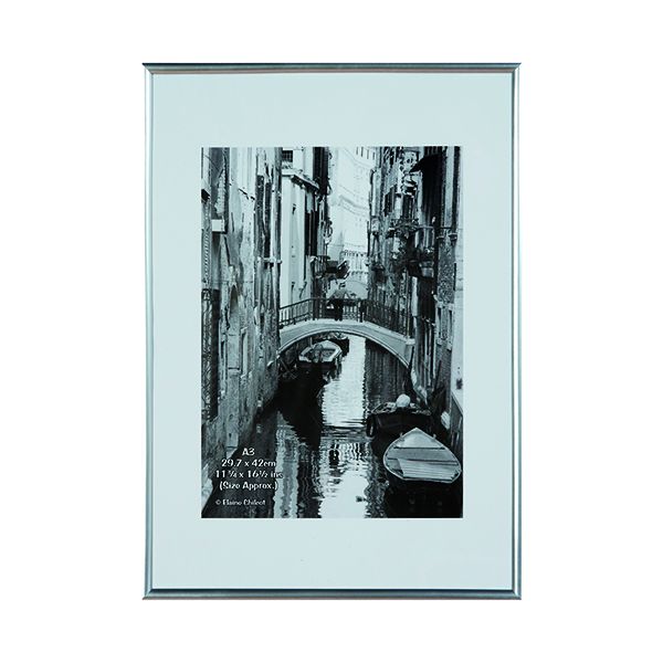 Hampton Frames BL Cert Frm A3 Slv image