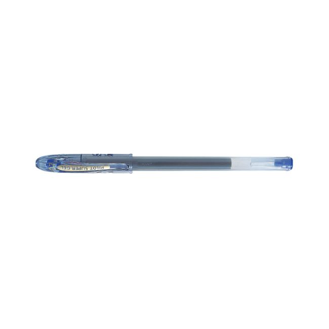 Pilot Super Gel Rollerball Pen Medium Blue (Pack of 12) BOX35012243783 image 1