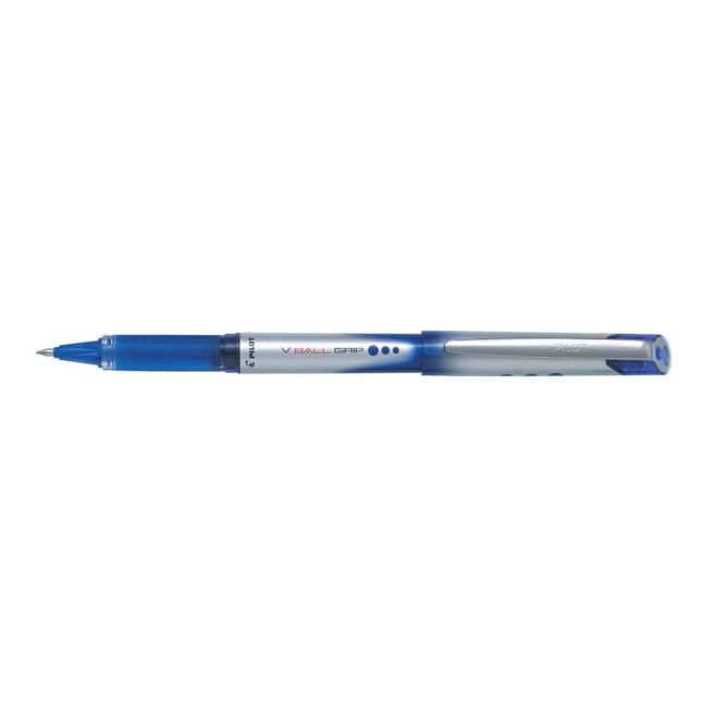 Pilot V Ball Grip 07 Liquid Ink Rollerball Pen Blue (Pack of 12) BOX45012322921 image 1