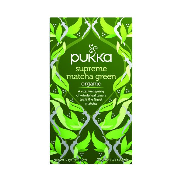 Pukka Grn Matcha Ftrade Wwf Tea Pk20 image
