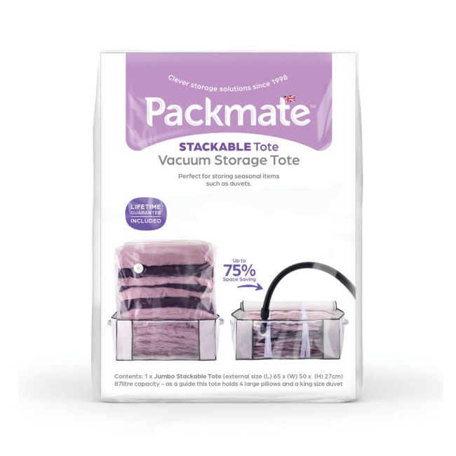 Packmate Jumbo Stackable Vacuum Tote JS-T image 1