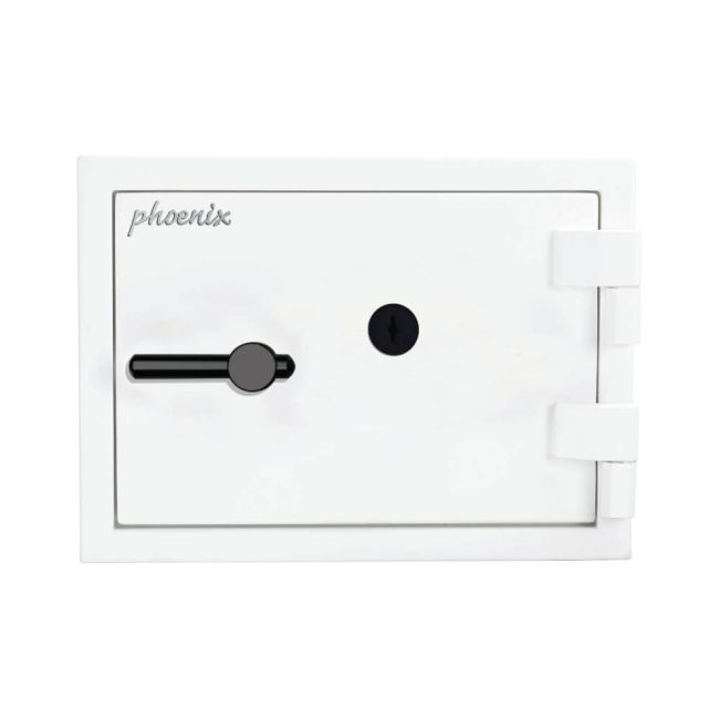Phoenix Fortress High Security Safe Size 1 22L + Key Lock White SS1451K image 1