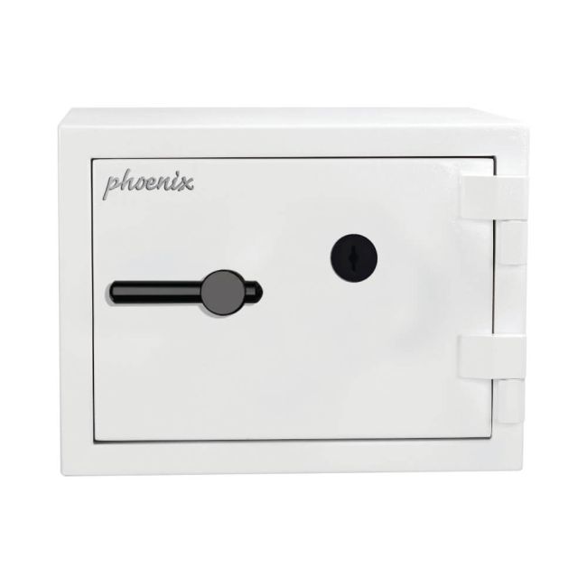 Phoenix Fortress High Security Safe Size 2 22L + Key Lock White SS1452K image 1