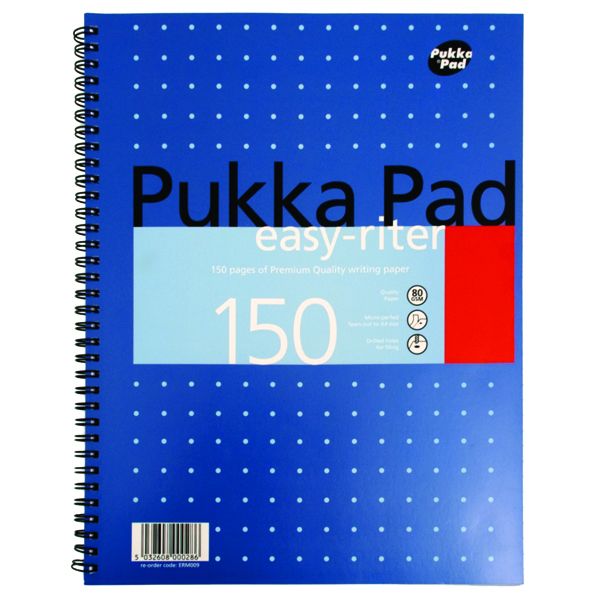 Pukka Wrebnd Pad Est Wrt A4 Wht Pk3 image