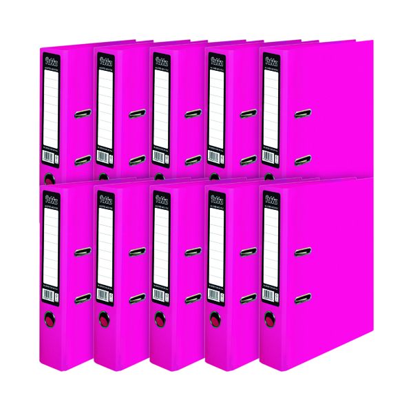 Pukka Brights Lever Arch A4 Pnk P10 image