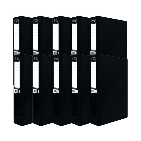 Pukka Brights Box File FC Blk Pk10 image