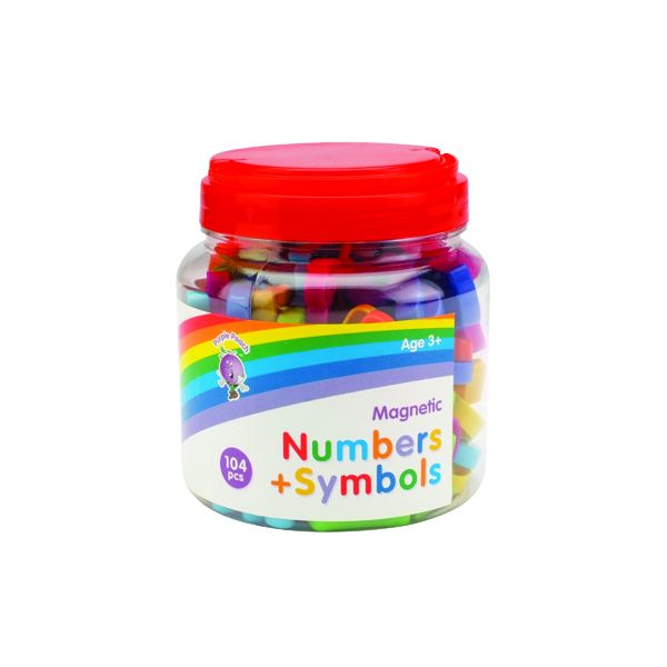 Purple Peach Magnetic Numbers Pk6 image