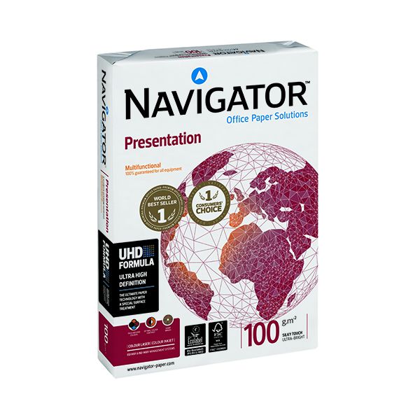 Navigator Presentation A4 100Gm Wht image