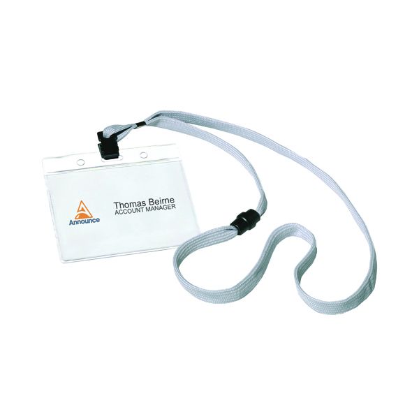 Name Badge And Textile Necklace image