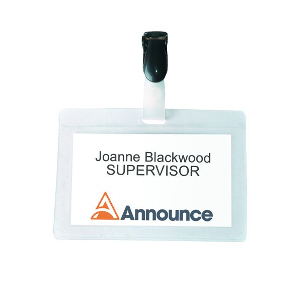 Announce Self Lam Badge 54X90 P25 image
