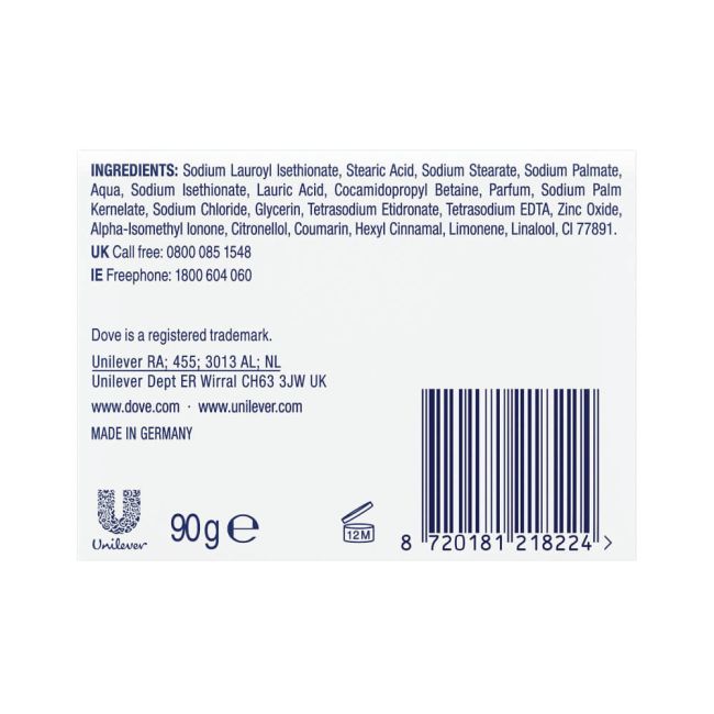 Dove Original Bath Soap 90gsm (Pack of 6) C006181 image 2