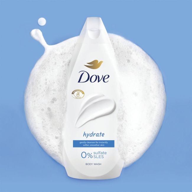 Dove Body Wash Hydrate 450ml (Pack of 6) C008604 image 2