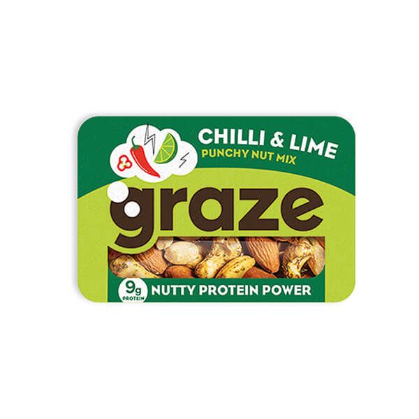 Graze Punchy Prot Pwr Chilli/Lm Pk9 image