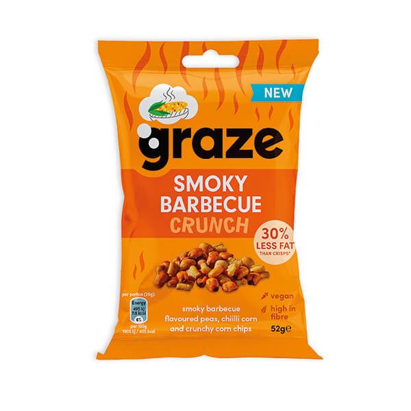 Graze BarbeQ Crunch Bag 52g Pk18 image