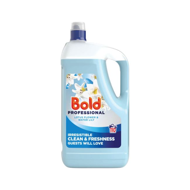 Bold Professional Laundry Liquid Lotus Water Lily 110 Wash 5 Litres (Pack of 2) C010411 image 1