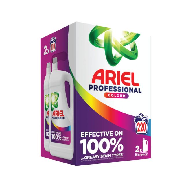 Ariel Professional Liquid Colour 4.95L 110 Wash (Pack of 2) C010412 image 2