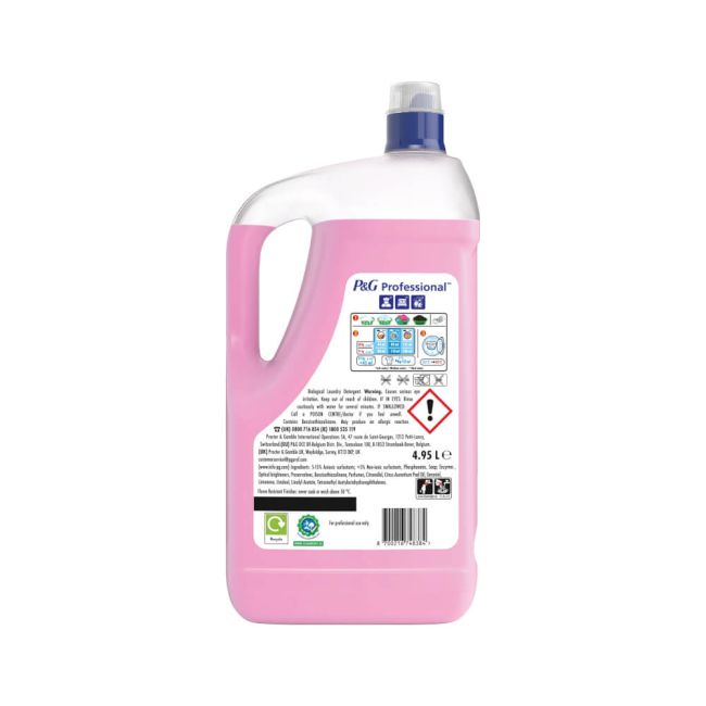 Bold Professional Laundry Liquid Duo Pink Blossom 110 Washes 5 Litres (Pack of 2) C010410 image 2