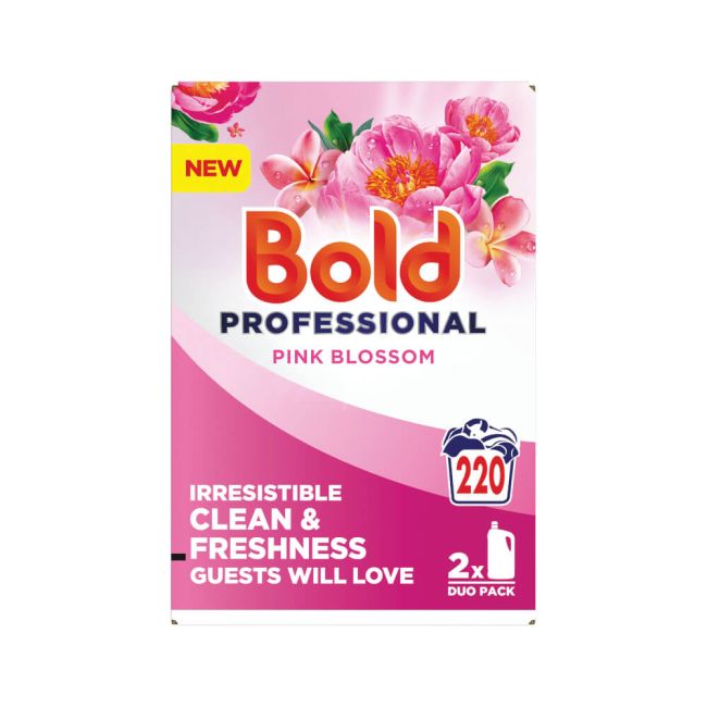 Bold Professional Laundry Liquid Duo Pink Blossom 110 Washes 5 Litres (Pack of 2) C010410 image 3