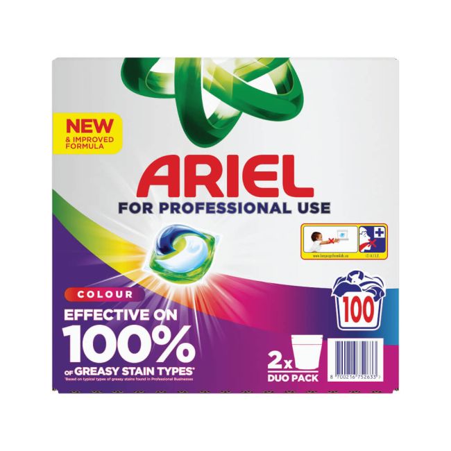 Ariel Professional Liquid Pods 100 Pods Colour C010427 image 1