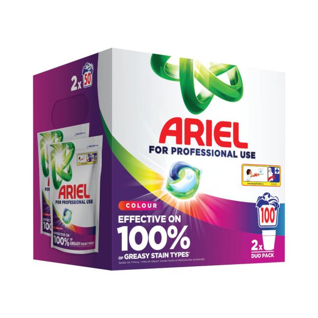 Ariel Professional Liquid Pods 100 Pods Colour C010427 image 3