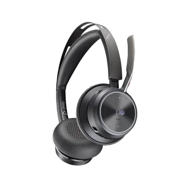 Poly Voyager Focus 2 Microsoft Teams Certified USB-C-C Headset +USB-C/A Adapter 9T9J4AA#AC3 image 2