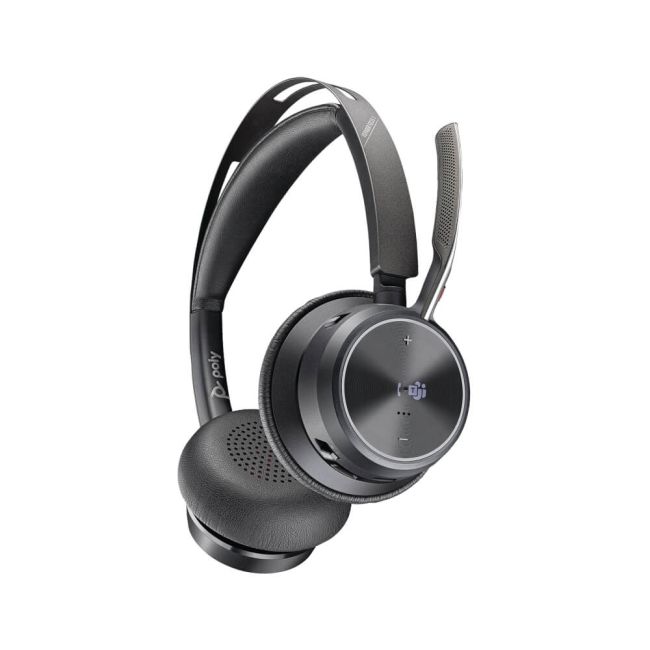 Poly Voyager Focus 2 MS Teams Certified USB-C-C Headset +USB-C/A Adapter +Charging Stand 9T9J6AA#AC3 image 2
