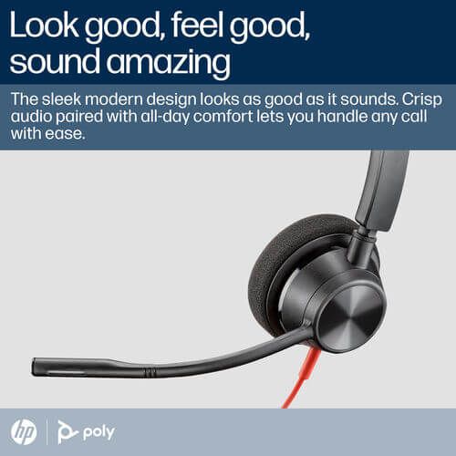 Poly Blackwire 3320 Stereo MS USB-C/A Headset 8X220AA image 5