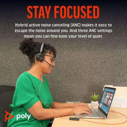 Poly Blackwire 8225 Stereo MS USB-C/A Headset 8X225AA image 6