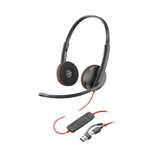 Poly Blackwire 3220 Stereo UC USB-C/A Headset 8X228AA image 1