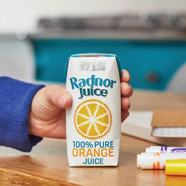 Radnor Juice Pure Orange Juice Tetra Pack 125ml (Pack of 60) T-RJ12STOR/60 image 4