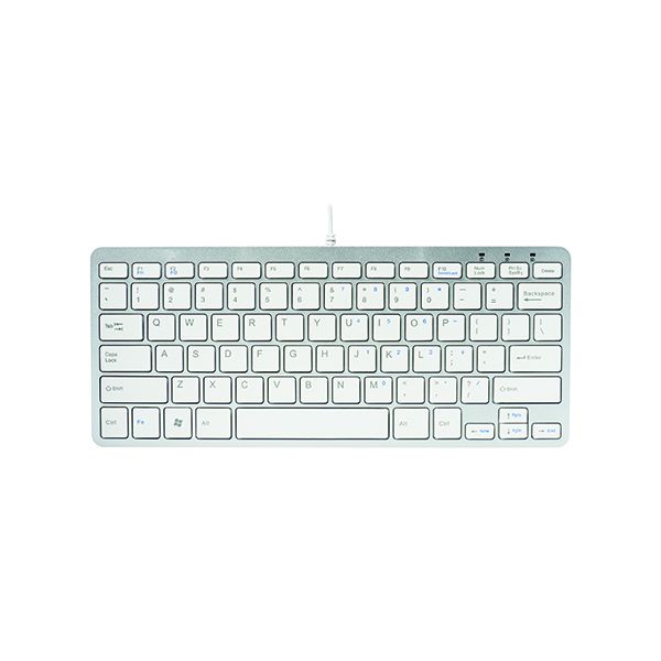 R-GO Compact Keyboard Wired White image