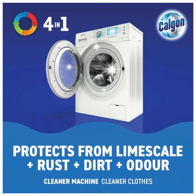 Calgon 4-in-1 Antibacterial Washing Machine Power Gel 750ml 3246420 image 2