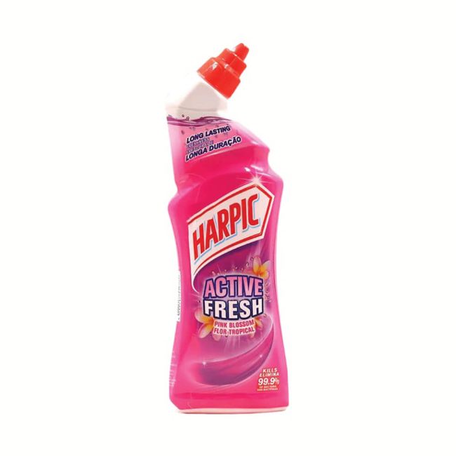 Harpic Active Fresh Toilet Cleaning Gel Pink Blossom (Pack of 12) 3294323 image 1