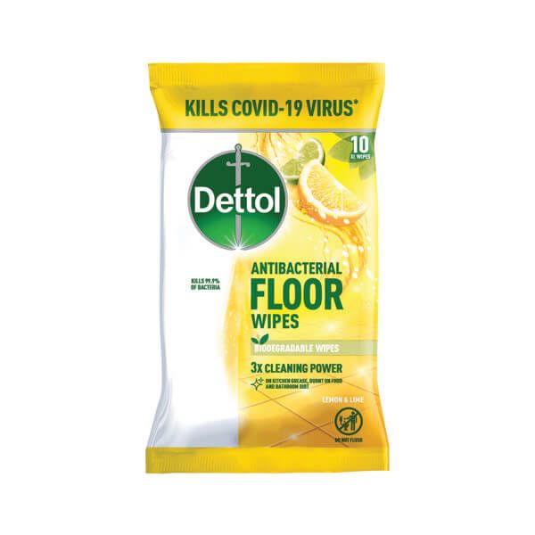 Dettol Floor Wipes Bio Citrus Pk10 image