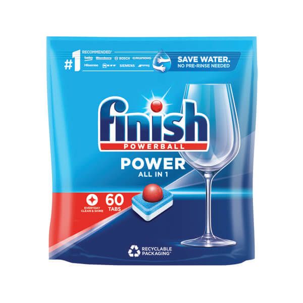 Finish Dshwasher Tabs All in 1 Pk60 image