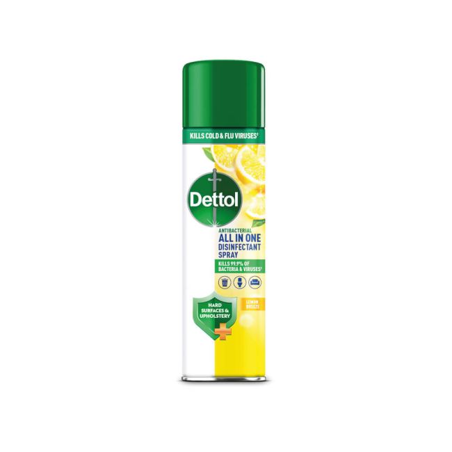 Dettol All In One Disinfectant Spray Lemon 300ml (Pack of 6) 3273739 image 1