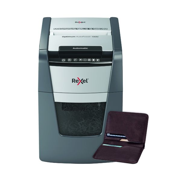Rexel Optimum AutoFeed+ 100M Shreddr image