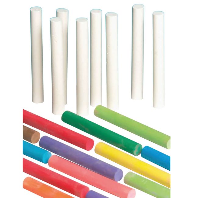 Chalk Sticks Assorted (Pack of 100) 017090 image 1