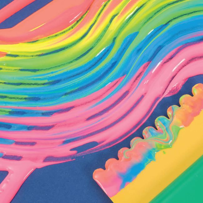 Ready Mixed Paint 500ml Fluorescent Assorted (Pack of 6) AR01014 image 2