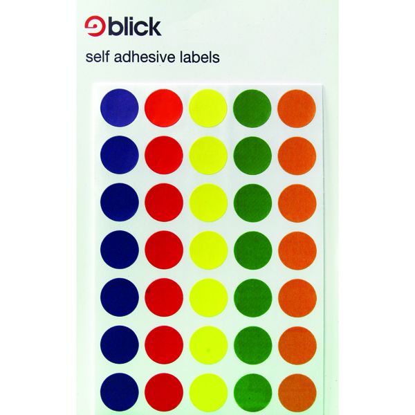 Blick Colored Lbls 13Mm Asstd Pk2800 image