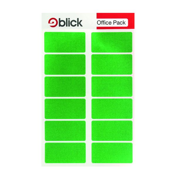 Blick Self Adhesive Labels Grn Pk320 image