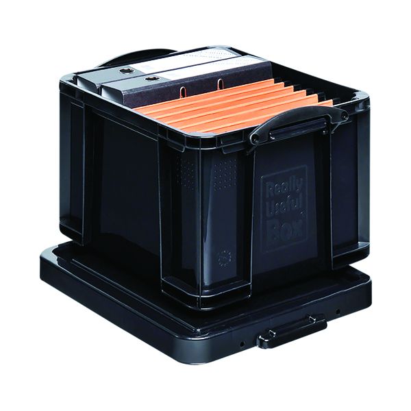 Really Useful Recycled Box Black image