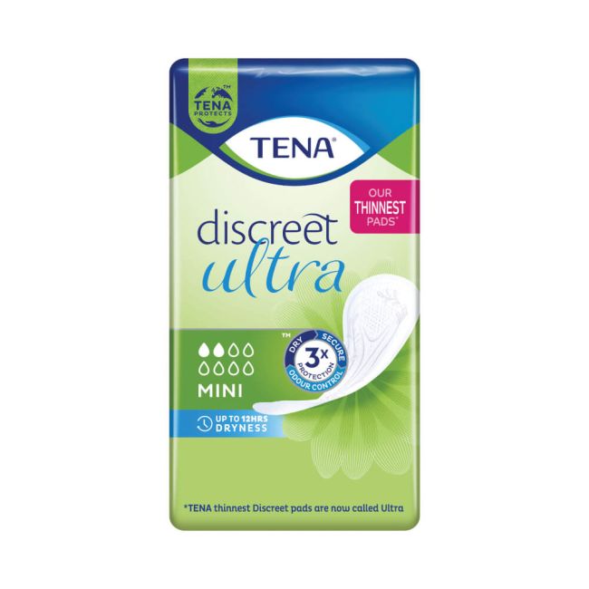 TENA Discreet Ultra Mini Incontinence Pads (Pack of 20) 33940 image 1