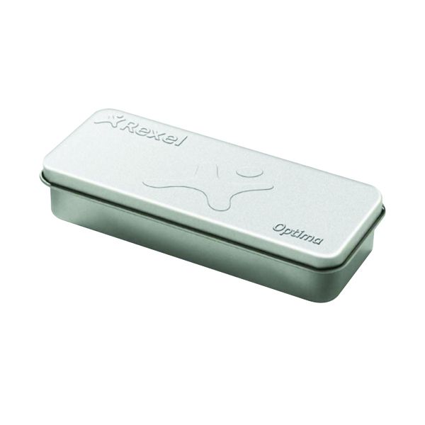 Rexel Optima 56 26/6 Staples Tin image