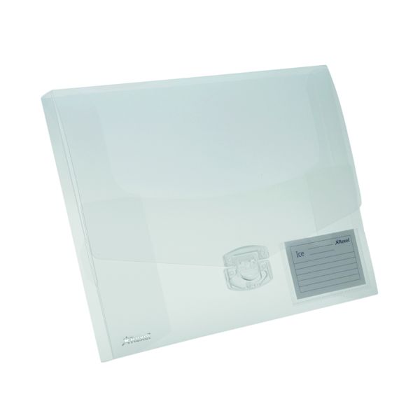 Rexel Ice Doc Box PP 25mm A4 Clr P10 image