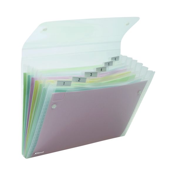 Rexel Ice Exp File PP 6Pt A4 Clr P10 image