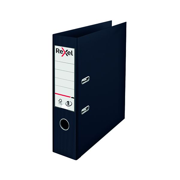 Rexel Choices 75mm Lever Arch A4 Blk image