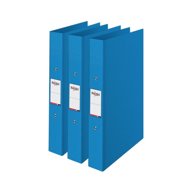 Rexel Ring Binder Choices 25mm 2-Ring A4 Blue 2115564 image 2
