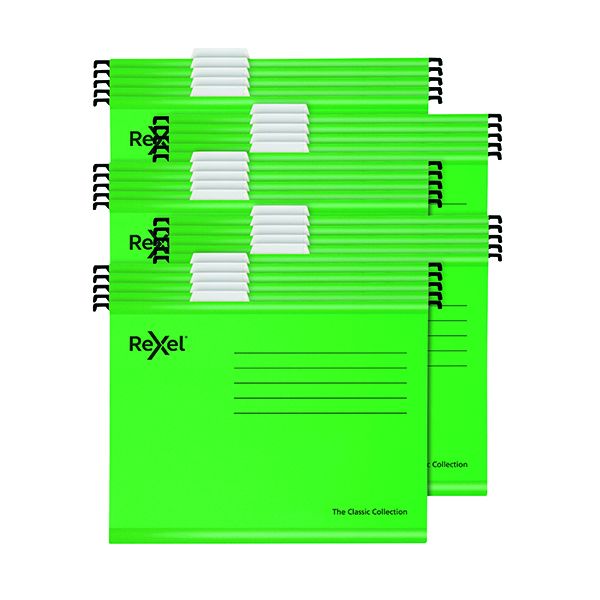 Rexel Grn Foolscap Suspension Files image