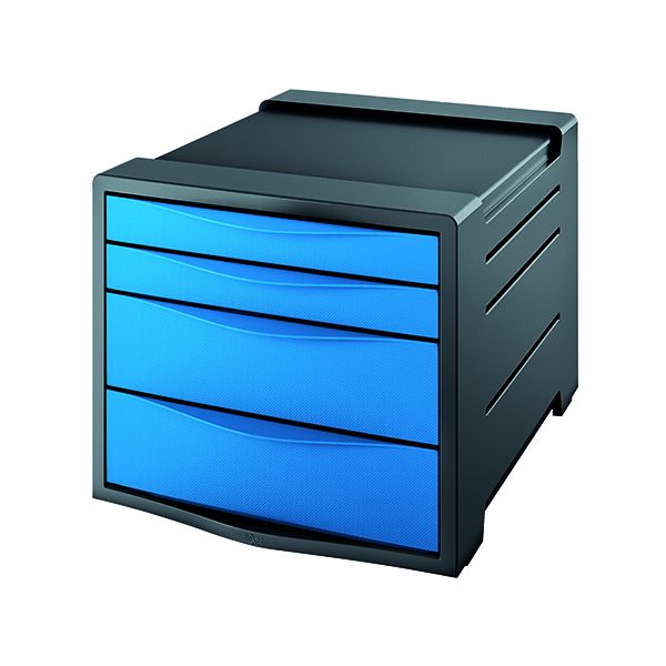 Rexel Choices Drawer Cabinet Blue image